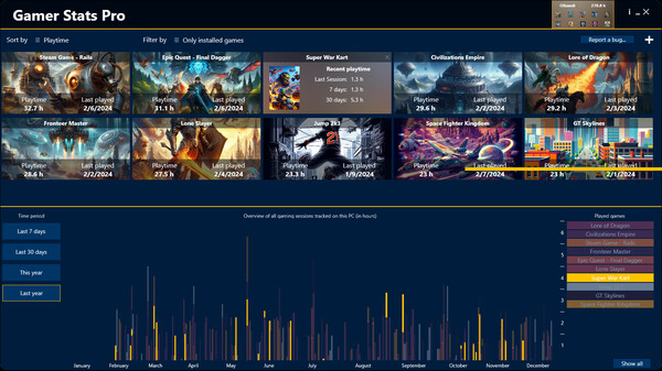 Gamer Stats Pro screenshot 3