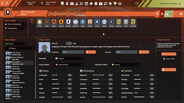Rugby League Team Manager 4 screenshot 7