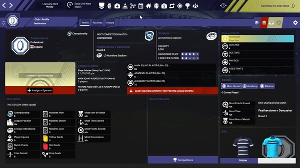 Rugby League Team Manager 4 screenshot 9