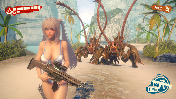 Anime Girls: Sun of a Beach screenshot 3