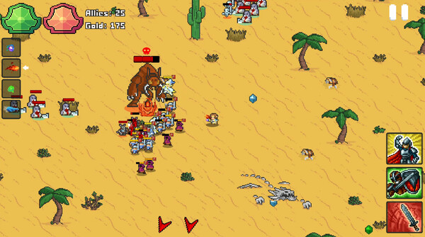 Battle for the Crystals screenshot 2