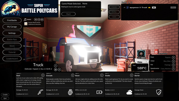 SUPER BATTLE POLYCARS screenshot 2
