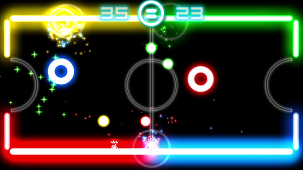 Glow Hockey screenshot 1