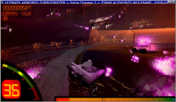 ULTIMATE ARMORED TURBODRIFTER ~ SaGa Chapter 2 ~【TANK AUTHORITY WOLFRAM】 screenshot 2