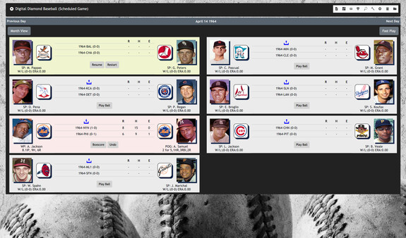 Digital Diamond Baseball V12 screenshot 2