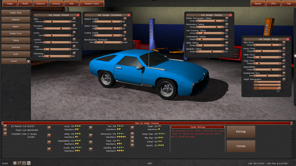 GearCity screenshot 1
