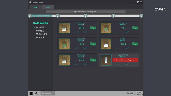 DeepWeb Simulator screenshot 8