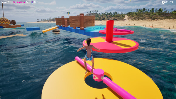 Beauty Girl Chronicles: Island Obstacle Challenge screenshot 1
