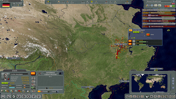 Supreme Ruler Global Outbreak screenshot 2