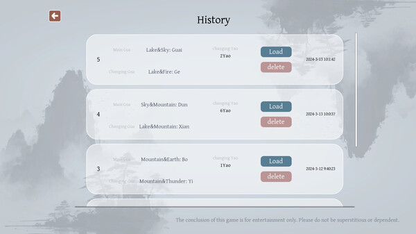 Guidelines for the Book of Changes screenshot 5