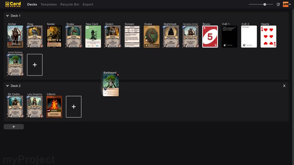 Card Engine screenshot 2