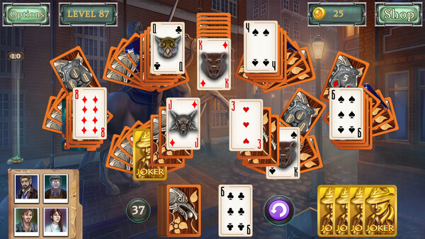 Detective Secrets Solitaire. The Curse of the Village screenshot 1