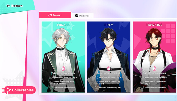 Stellifier - an otome game inspired by older idols screenshot 2