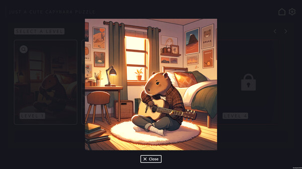 Just a Cute Capybara Puzzle screenshot 8