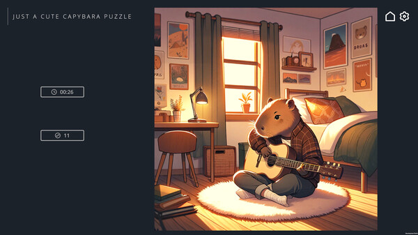 Just a Cute Capybara Puzzle screenshot 1