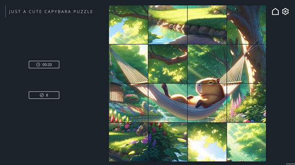 Just a Cute Capybara Puzzle screenshot 2