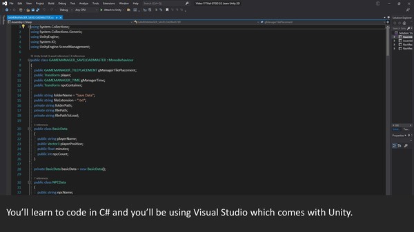 Gamer To Game Developer Series 2 Learn Unity 2D screenshot 7