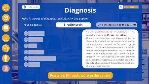 Medical Diagnostic Simulator screenshot 2