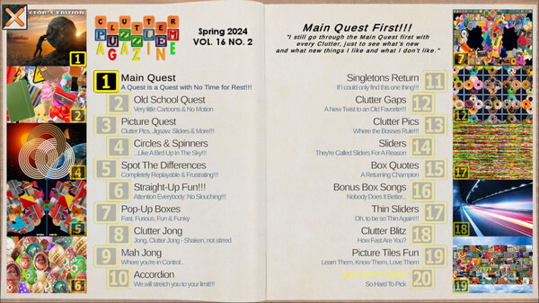 Clutter Puzzle Magazine Vol. 16 No. 2 Collector's Edition screenshot 1