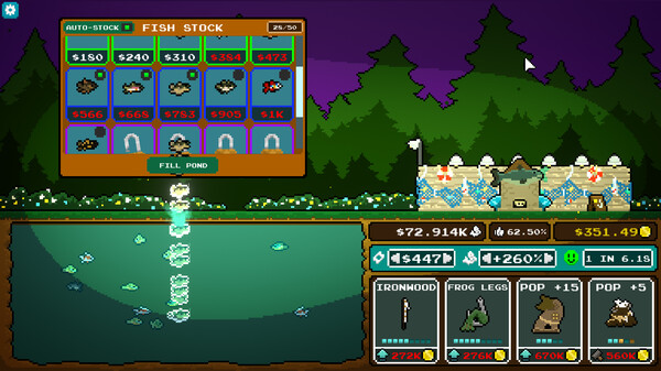 Pocket Idler: Fishing Pond screenshot 5