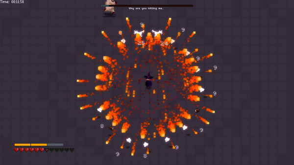 Little Fire Girl Fights Final Boss / 小紅姐掉站终极Boss! screenshot 0