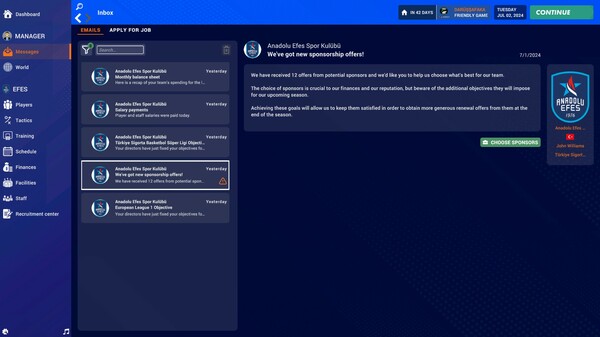 Pro Basketball Manager 2025 screenshot 1