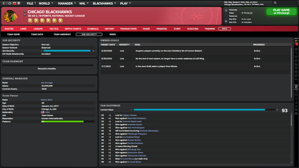 Franchise Hockey Manager 11 screenshot 4