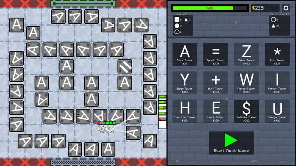 ASCII Tower Defense screenshot 3