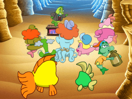 Freddi Fish 5 featuring Mess Hall Mania: The Case of the Creature of Coral Cove screenshot 1
