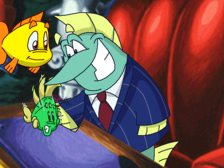 Freddi Fish 5 featuring Mess Hall Mania: The Case of the Creature of Coral Cove screenshot 2