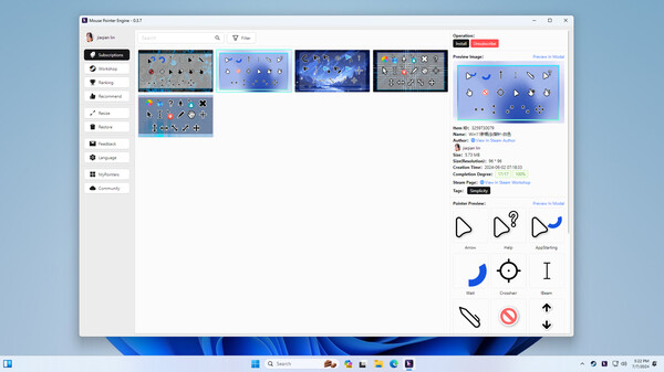 Mouse Pointer Engine screenshot 1