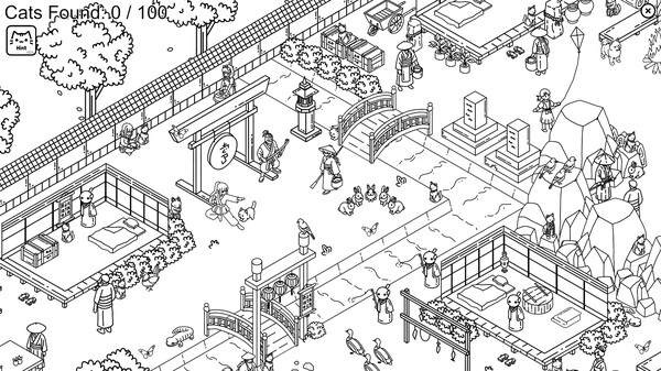 Hidden Felines: Japanese Village screenshot 5