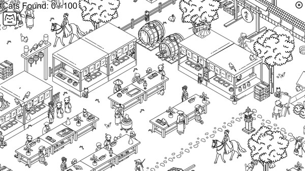 Hidden Felines: Japanese Village screenshot 2