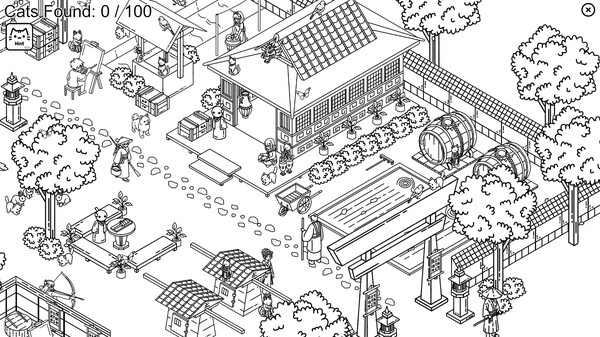 Hidden Felines: Japanese Village screenshot 3
