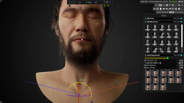 HAELE 3D - Portrait Studio Lite - Drawing References screenshot 12