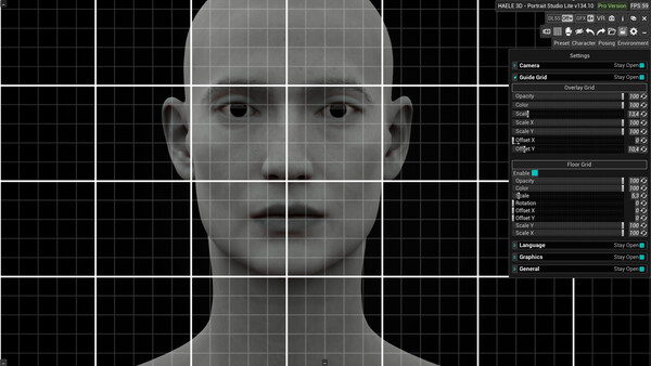 HAELE 3D - Portrait Studio Lite - Drawing References screenshot 3