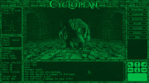 Cyclopean: The Great Abyss screenshot 1