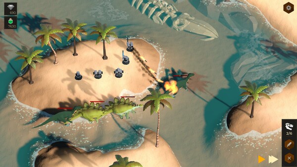 Jurassic Tower Defense screenshot 1
