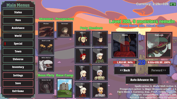 Monster Hunting: Incremental Grind Forever screenshot 5