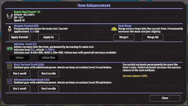 Monster Hunting: Incremental Grind Forever screenshot 9