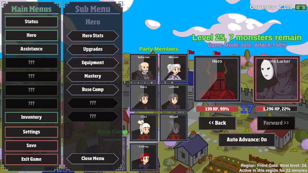 Monster Hunting: Incremental Grind Forever screenshot 1