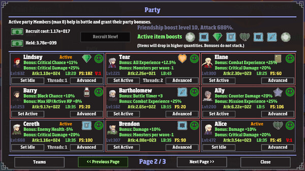 Monster Hunting: Incremental Grind Forever screenshot 8