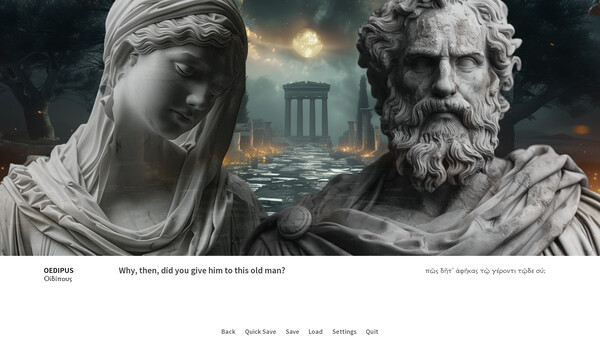 Oedipus/Antigone screenshot 5