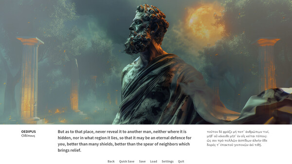 Oedipus/Antigone screenshot 4