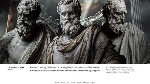Oedipus/Antigone screenshot 6