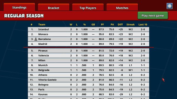 Clutchtime™: Basketball Deckbuilder screenshot 4