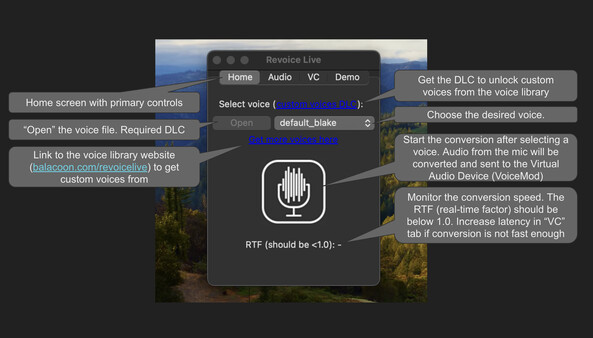 RevoiceLive screenshot 1