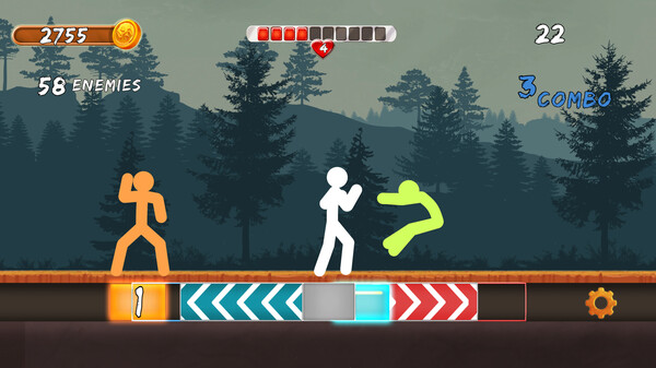 Finger Fury Showdown screenshot 2