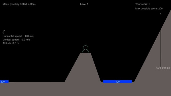 Lunar Lander Redux screenshot 1