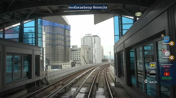 Korean Rail Driving Tour LRT Busan-Gimhae screenshot 4